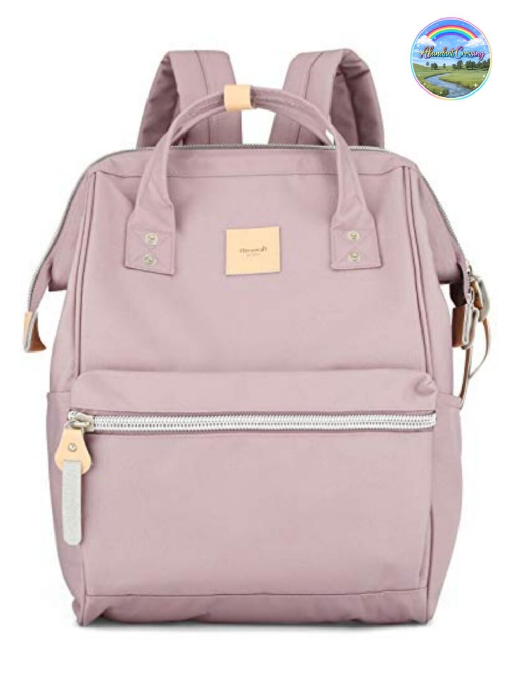 Canvas Laptop Backpack USB Port Waterproof Travel Work Bag